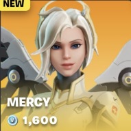 Fortnite Skin Mercy Overwatch - Podarunek Ze Sklepu, V-dolce Skórka Item