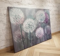 Obraz na płótnie 80x60 cm Ozdobny czosnek canvas 100% bawełna premium