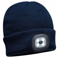 Czapka z latarką LED Kolor Navy Blue