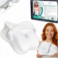 PODUSZKA ORTOPEDYCZNA MIĘDZY KOLANA DO SPANIA KLIN POD NOGI MEMORY PIANKA