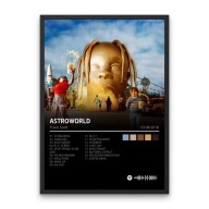 Plakat Travis Scott „ASTROWORLD” A3