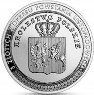 Moneta 20 zł - 5 złotych z okresu powstania listopadowego. Rok 2025
