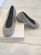 BALERINKI VICINI CENTRO SZARY DŻETY CYRKONIE 38