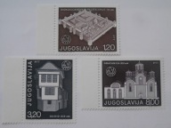 Jugosławia - Ochrona zabytków - Mi.1627 -29 **