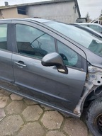 PEUGEOT 308 I 07-13 DRZWI PRZEDNIE PRAWE PRAWY PRZÓD KTP
