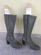 Kozaki nr 41-42 wygodne ciepłe i eleganckie skóra