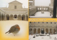 WŁOCHY - MONTE CASSINO - KLASZTOR BENEDYKTYNÓW - ZIMA