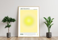 PLAKAT, LICZBY ANIELSKIE, AURA POSTER, 888, PLAKATY NA ŚCIANĘ, B2 50x70