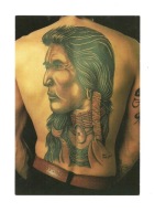 Pocztówka - S. Richter, Tatuaż z Indianinem ...