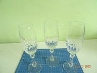 kieliszki kryształowe wysokie szampan? wino? 3szt SCHOTT?