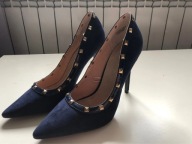 PRIMARK_GRANATOWE SZPILKI 38 STAN BDB