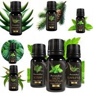 Zestaw do Aromaterapii - 100% Naturalne Olejki Zdrowotne DO SAUNY zestaw 10