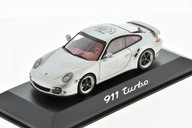 PORSCHE 911 Turbo 997-2 Silver 2010 1/43 MINICHAMPS CAP04312006