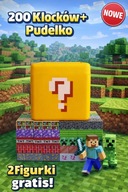 Klocki Magnetyczne 200 szt. Pudełko Minecraft Figurki Prezent Zabawka Stem