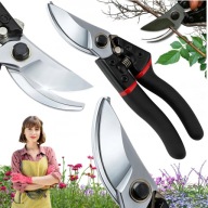 SEKATOR OGRODOWY RĘCZNY NOŻYCE DO KWIATÓW KRZEWÓW GAŁĘZI OSTRE OSTRZE STAL