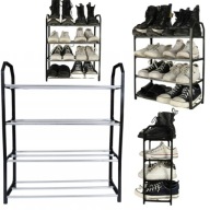 Szafka na buty Półka na buty 50 x 42 x 19 cm czarny skrzynka przedpokój