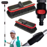 SZCZOTKA TELESKOPOWA DO MYCIA PANELI FOTOWOLTAICZNYCH DACHÓW CIĘŻARÓWEK AUT