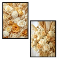 Plakat Zestaw 50x70 2szt. plakaty, postery,BOHO, MINIMALIZM, KWIATY