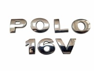 ZNACZEK EMBLEMAT NAPIS LITERY LITERA TYŁ NA KLAPĘ 26MM VW 6N 9N IV POLO 16V