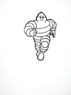 MICHELIN oryginalna naklejka z PRL