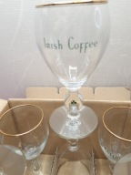 kieliszki do kawy irlandzku IRISH COFFEE koniczyna 6szt zielona koniczynka