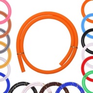 Wąż Silikonowy Miękki do Fajki Wodnej Shishy – Pomarańczowy