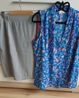 spódnica ołówkowa siwa midi biznesowa __________ 40