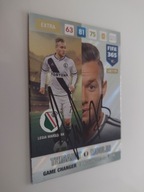 Karta panini autograf Legia sezon 17/18 Fifa365 Update Moulin Game Changer