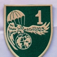 Naszywka wojskowa desant zielona