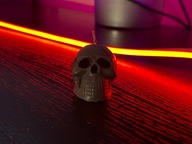 Ręcznie robiona świeca z wosku sojowego (świeczka) - Halloween (Czaszka)