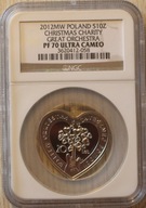 10 zł 2012 WOŚP WIELKA ORKIESTRA ŚWIĄTECZNEJ POMOCY NGC PF 70 - RARYTAS