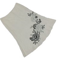 SPÓDNICA LETNIA LNIANA HAFTOWANA ROZM. 40__CC