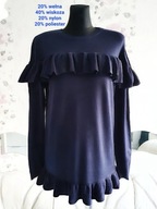 SWETER CIEPŁY WEŁNY WEŁNIANY ZIMA SEXY oversize VINTAGE RETRO COQUETTE