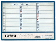 APTEKA REKLAMA BIBUŁA DO ATRAMENTU BAYER LEK KRESIVAL 1942 OKUPACJA