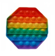 Popit Fidget Bubble Gniotki zabawka sensoryczna antystresowa OŚMIOKĄT
