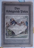 Niemiecka propaganda - Królestwo Polskie - kolorowa rycina rozbiory Polski