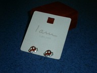 I AM BLYSZCZĄCE KOLCZYKI AUTKA Z KAMYKAMI