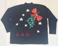 swetr damski świąteczny bożonarodzeniowy XL YESSICA C&A półgolf