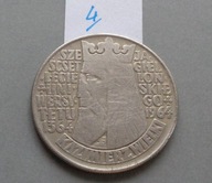 10 złotych z 1964 roku KAZIMIERZ WIELKI , napis WYPUKŁY