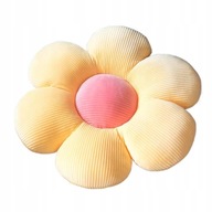 Poduszka pluszowa| Płatek kwiatu| Żółta| AS