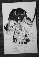 Szał - „Szał” – oryginalny rysunek fantasy dla 884 Skubalskich