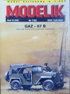 Modelik 7/02 samochód GAZ-67B