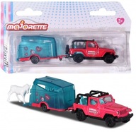 Majorette JEEP WRANGLER zestaw z przyczepką nie VW