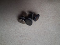 Nity hełm M35 M40 M42 sygnowane komplet 3 sztuki oryginał