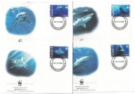 02-FDC-KP29- St.Vicent,WWF,2006, Fauna oceaniczna-Rekiny
