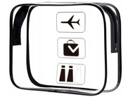 KOSMETYCZKA PRZEZROCZYSTA PODRÓŻNA DO SAMOLOTU TSA BAGAŻ PODRĘCZNY