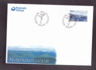 Wyspy Owcze - 1999 rok - FDC Koperta - znaczki nr 350