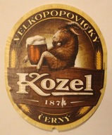 ETYKIETA - VELKOPOPOVICKY Kozel 1874 - ĆERNY - CZECHY, CZECHOSŁOWACJA