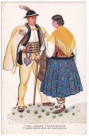 Górale Typy Podhalańskie 1938r. mal. W. Boratyński