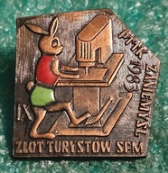 ODZNAKA IX ZLOT TURYSTÓW SFM PTTK ZANIEMYŚL 1983